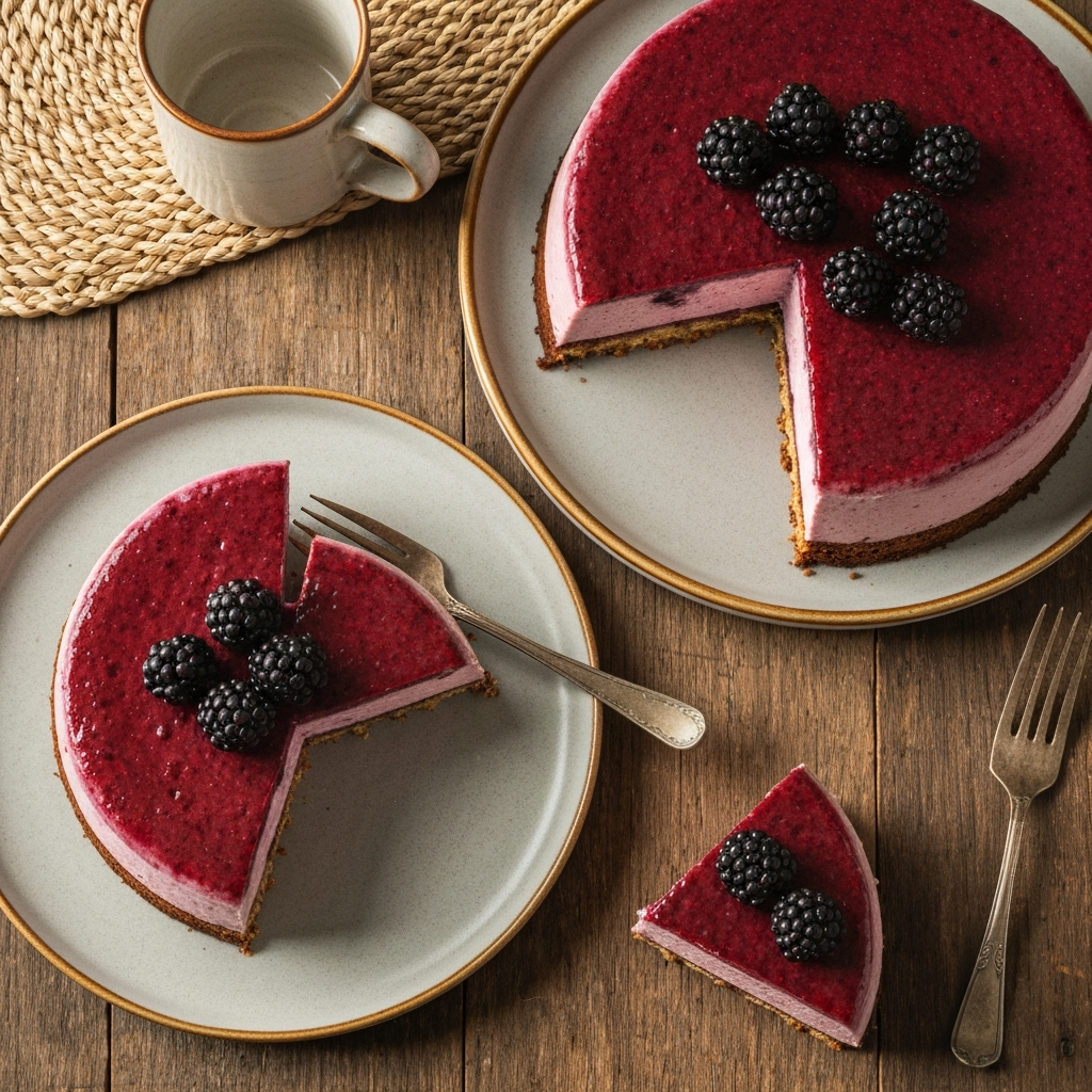 Blackberry Mousse Entremet