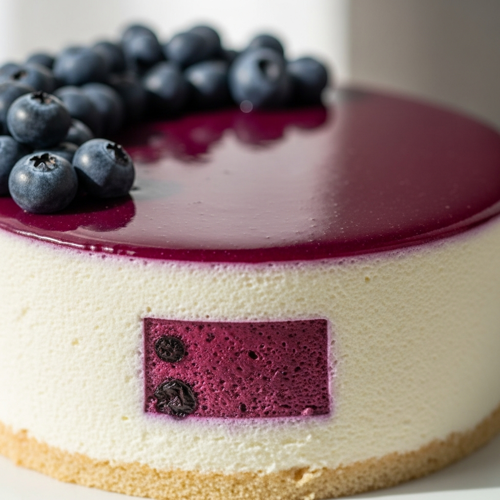 Blueberry Vanilla Entremet