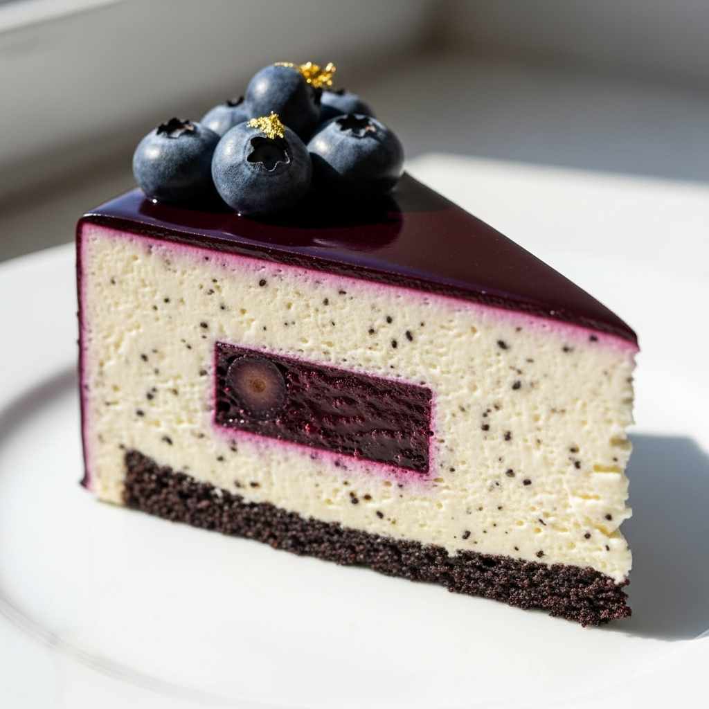 Blueberry Vanilla Entremet