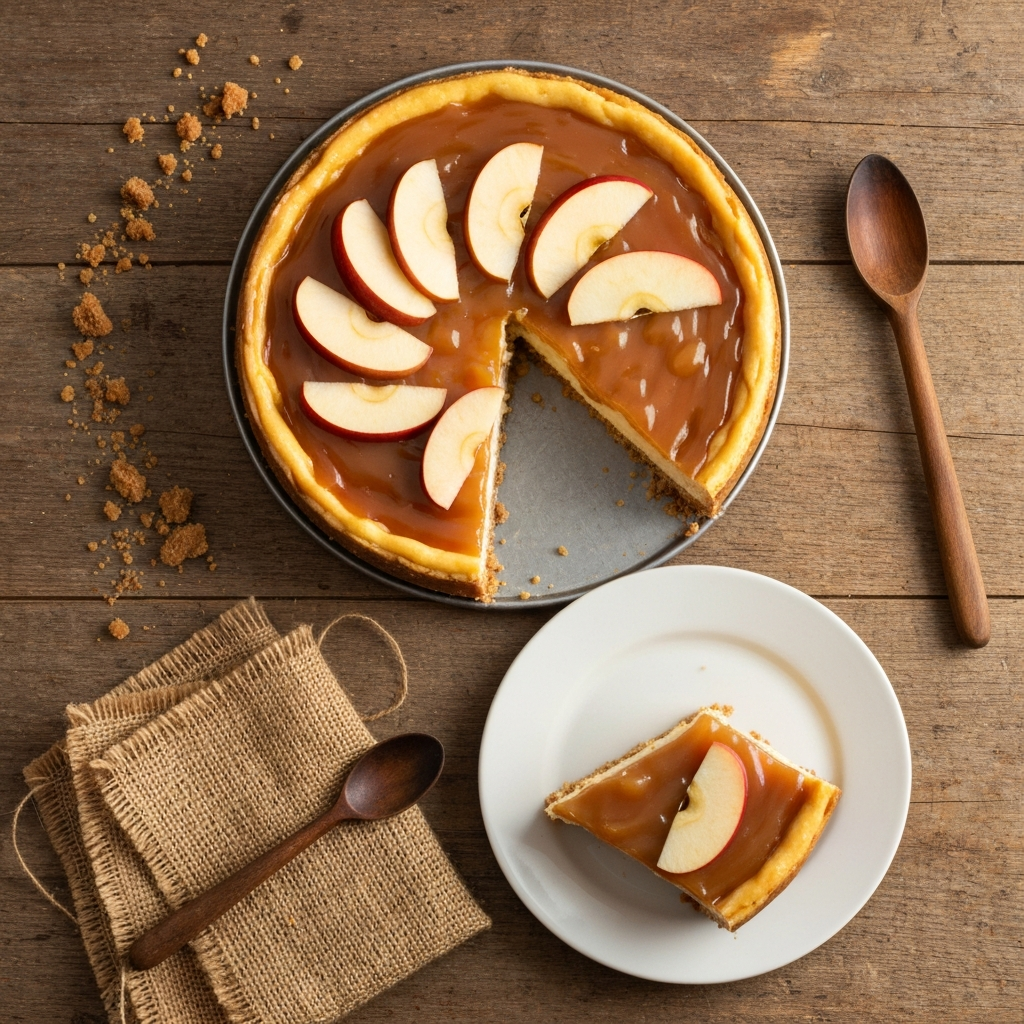 Caramel Apple Cheesecake