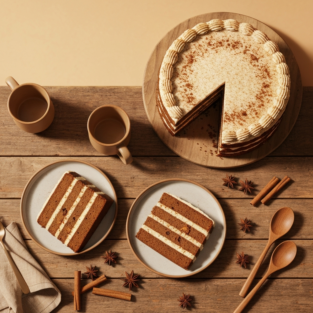 Chai Spice Layer Cake