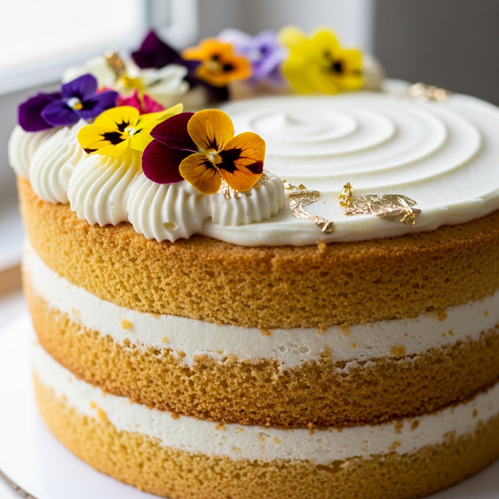 Champagne Celebration Layer Cake