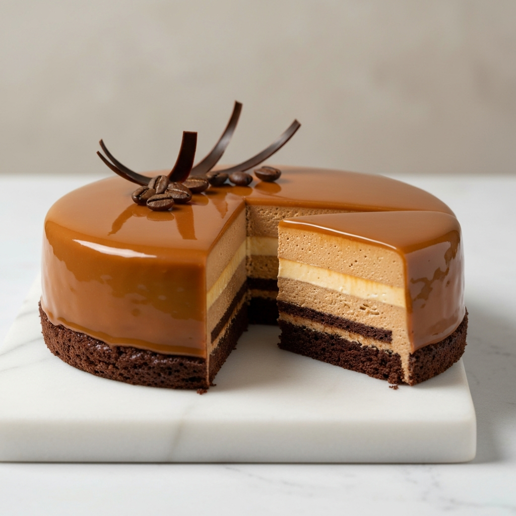 Coffee Caramel Entremet