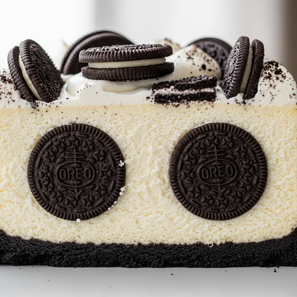 Cookies and Cream Baked Cheesecake