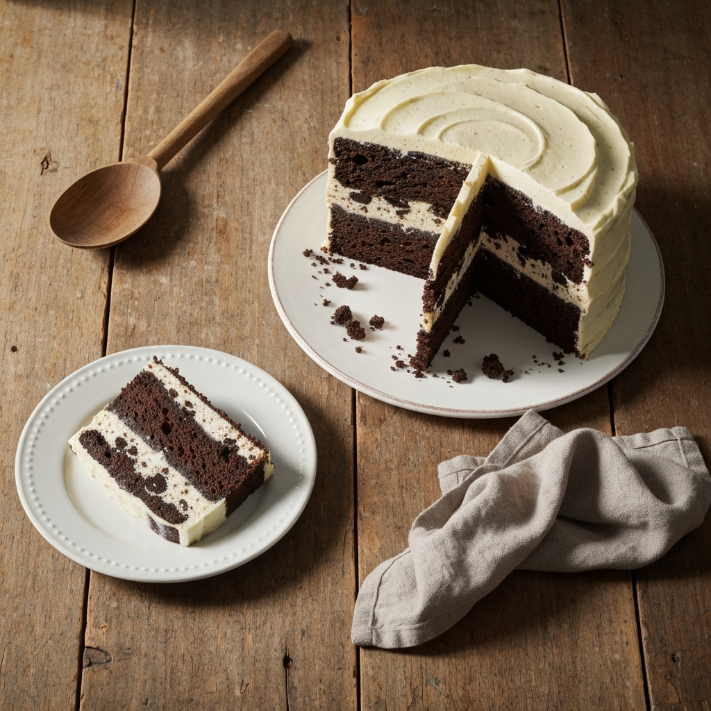 Cookies and Cream Layer Cake