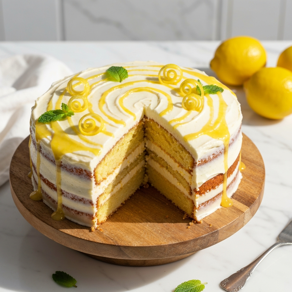 Lemon Drizzle Layer Cake