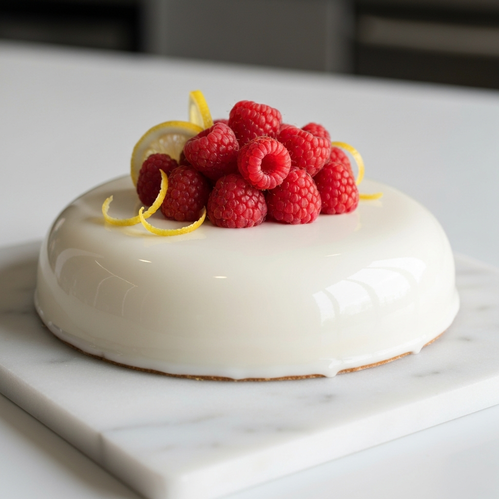 Lemon Raspberry Entremet