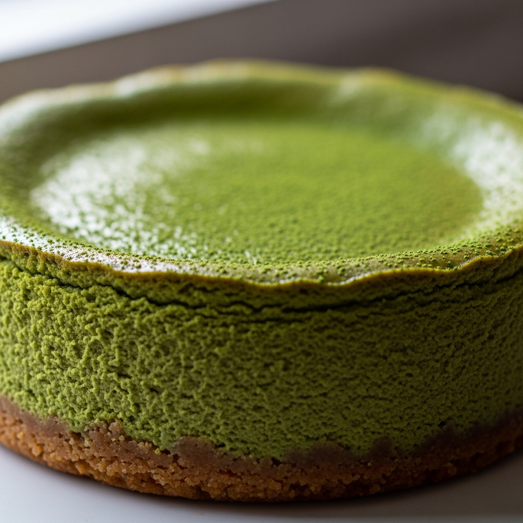 Japanese Matcha Cheesecake