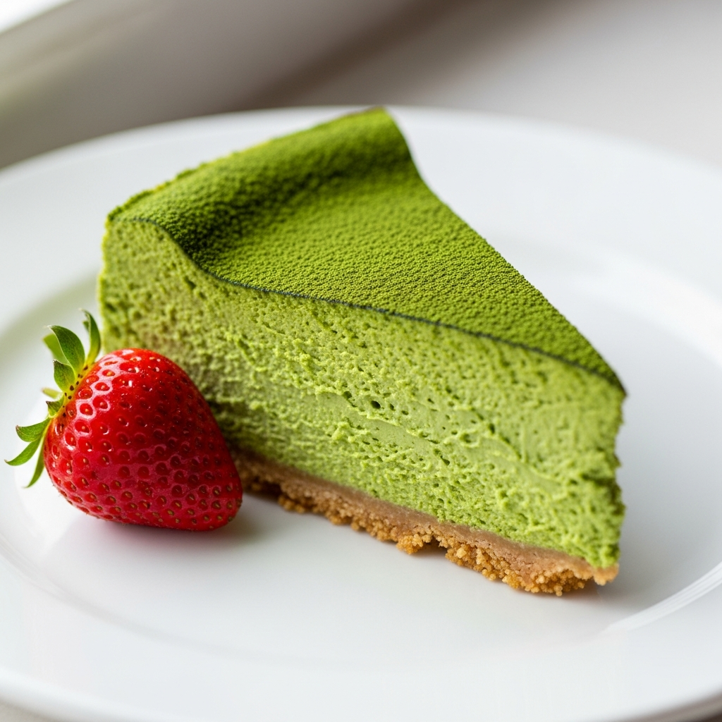 Japanese Matcha Cheesecake