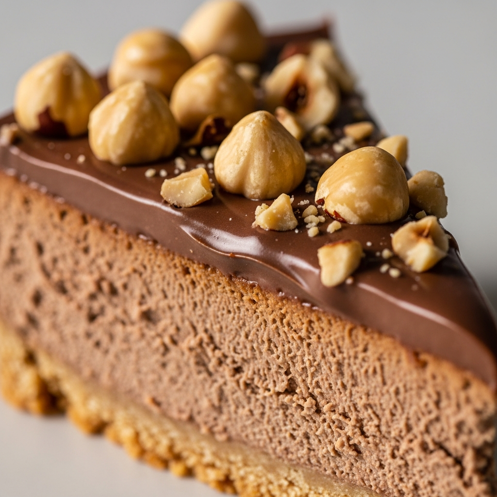 No-Bake Nutella Cheesecake
