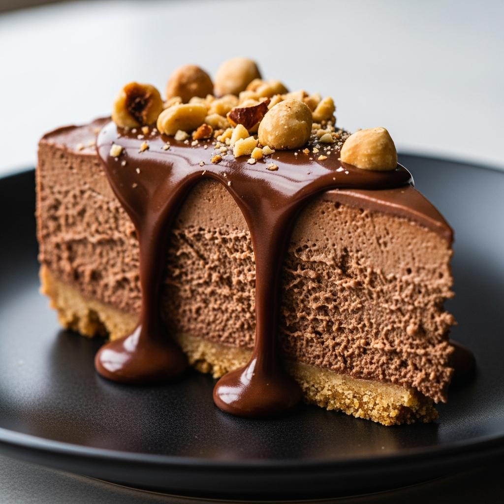 No-Bake Nutella Cheesecake