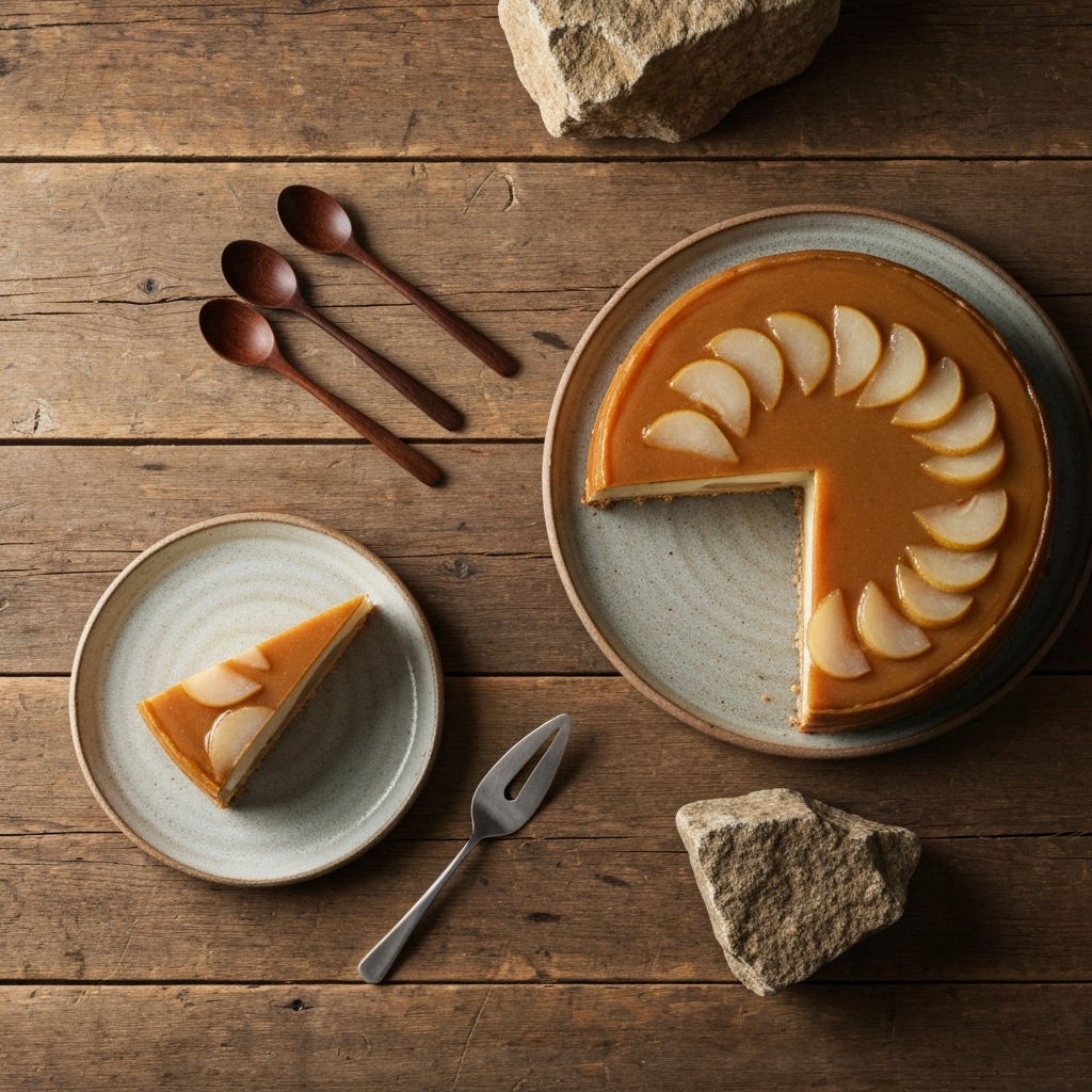 Pear Caramel Entremet