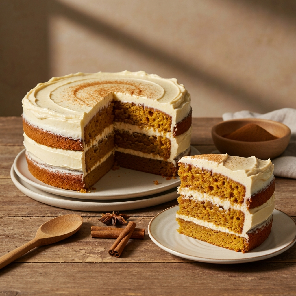 Pumpkin Spice Layer Cake