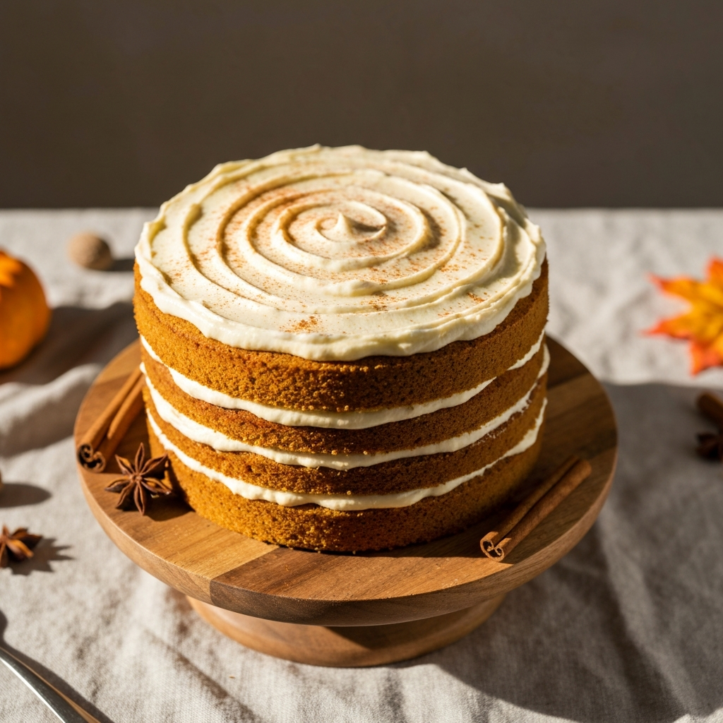 Pumpkin Spice Layer Cake