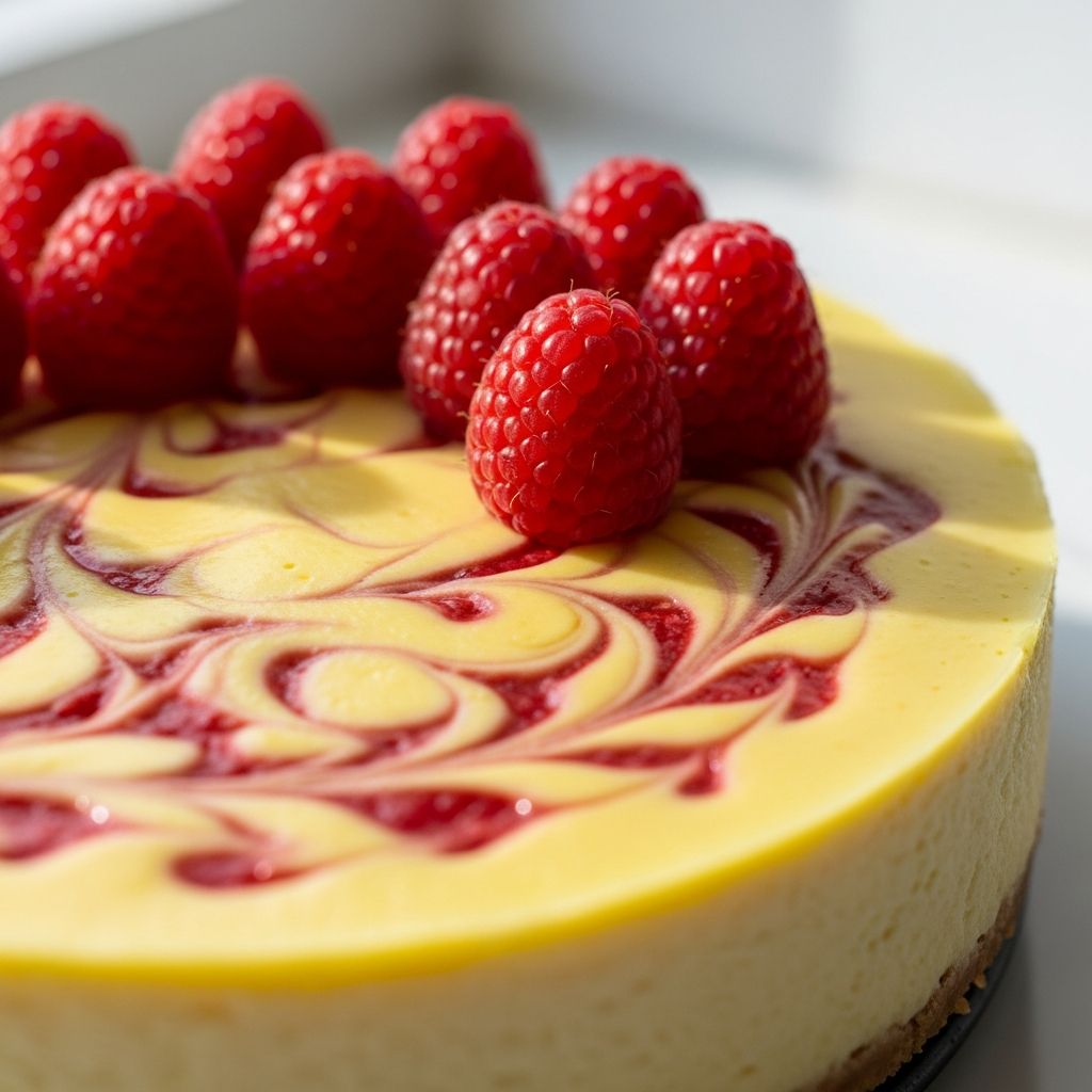Raspberry Lemon Cheesecake