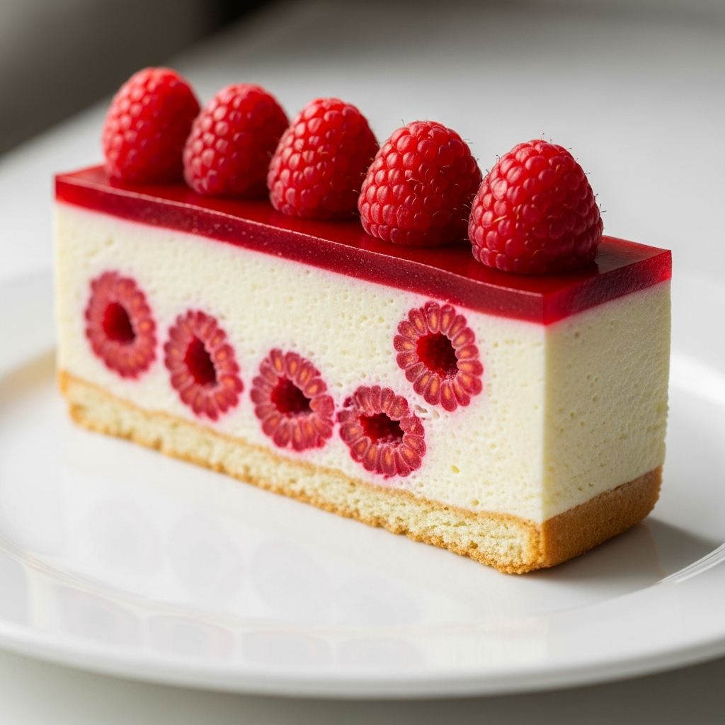 Raspberry & White Chocolate Entremet