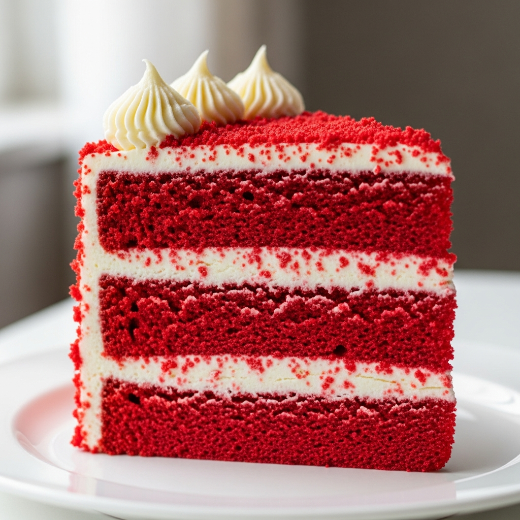 Classic Red Velvet Cream Cake